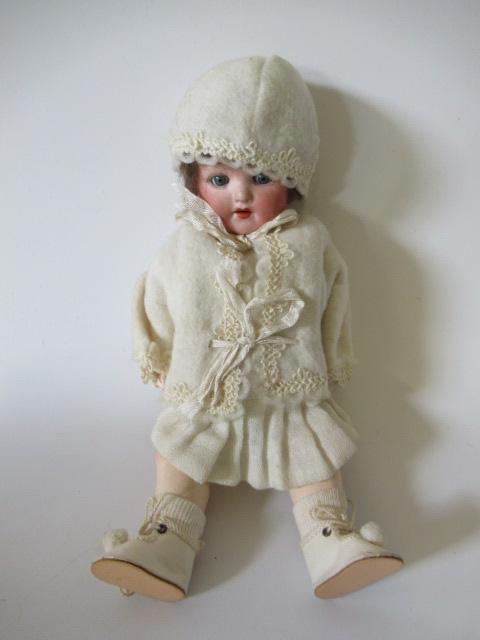 A Heubach Koppelsdorf bisque socket head doll Image