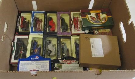 Twenty Lledo Classics Collection including '50's and '60's cars and vans and vintage delivery vans Image