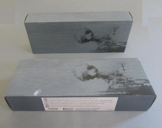 Two Atlas Editions Battleships H.M.S. Hood and Bismarck Image