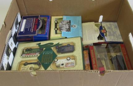 Twenty three vintage vehicles by Lledo and Days Gone including delivery vans Image