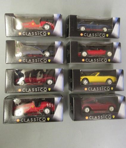 Thirty five 1:43 scale Ferrari models by Classico Image