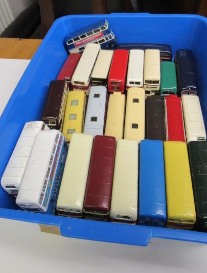 Twenty five unboxed bus and coach models by Lledo Image