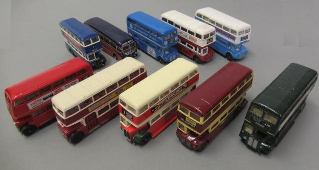 Twenty five unboxed bus and coach models by Lledo Image