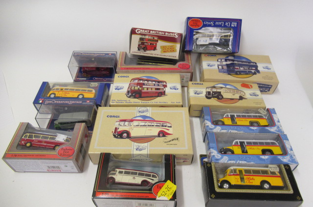 Fifteen bus and coach models by E.F.E. Image