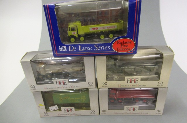 Eleven E.F.E. Haulage lorries including tankers Image