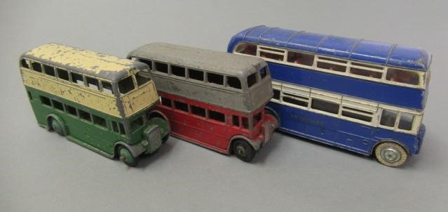 Twelve Double Decker Bus models by Corgi Image