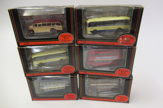 Twelve bus and coach models by E.F.E. and Corgi Image