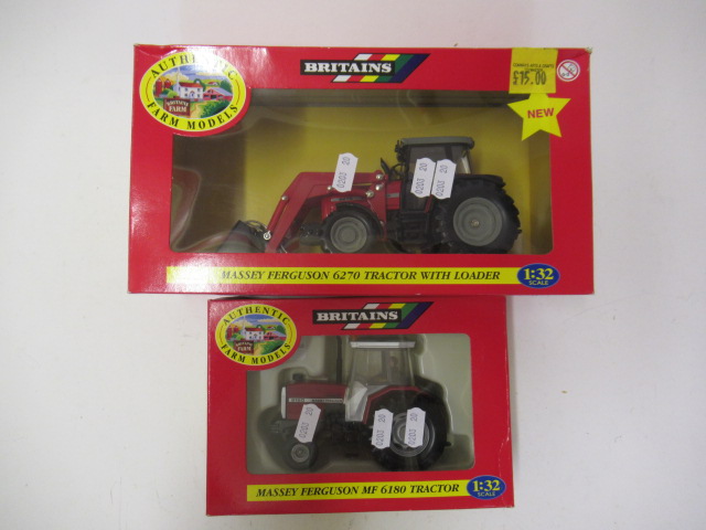 Britains Massey Ferguson MF6180 and Massey Ferguson 6270 tractors Image
