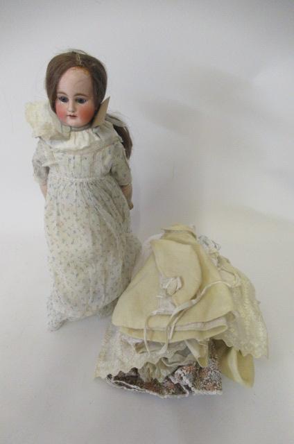 A possibly Bahr & Proschild bisque shoulder head doll Image