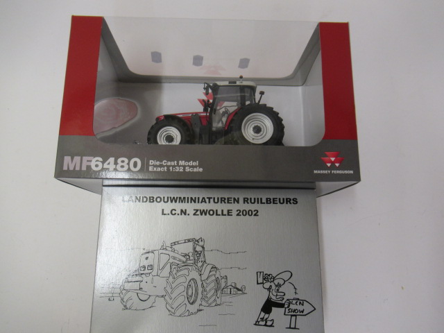 1:32 scale Massey Ferguson 8270 L.C.N. Show 2002 and AGCO 1:32 scale Massey Ferguson 6480 Image
