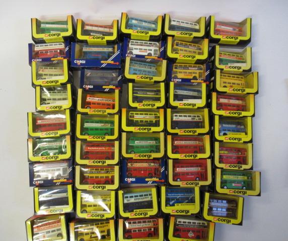 Forty four Corgi modern issue bus models Image