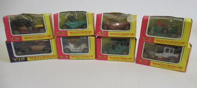 Matchbox Models of Yeteryear comprising 1968-69 issue boxes Y1 Image