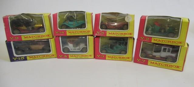 Matchbox Models of Yeteryear comprising 1968-69 issue boxes Y1 Image