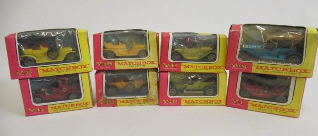 Matchbox Models of Yeteryear comprising 1968-69 issue boxes Y1 Image