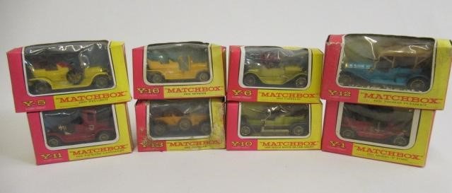 Matchbox Models of Yeteryear comprising 1968-69 issue boxes Y1 Image