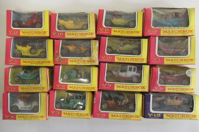 Matchbox Models of Yeteryear comprising 1968-69 issue boxes Y1 Image