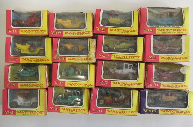 Matchbox Models of Yeteryear comprising 1968-69 issue boxes Y1 Image