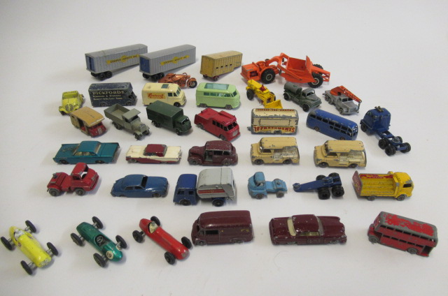 Unboxed Matchbox vehicles including cars Image