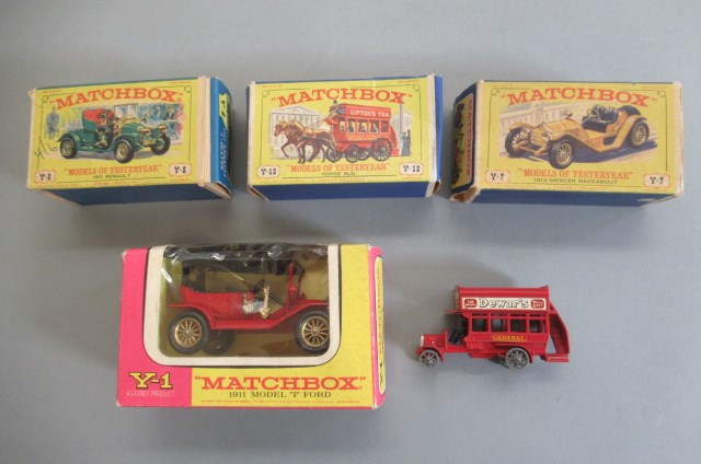 Matchbox Models of Yesteryear comprising Y1 Model T Ford Image