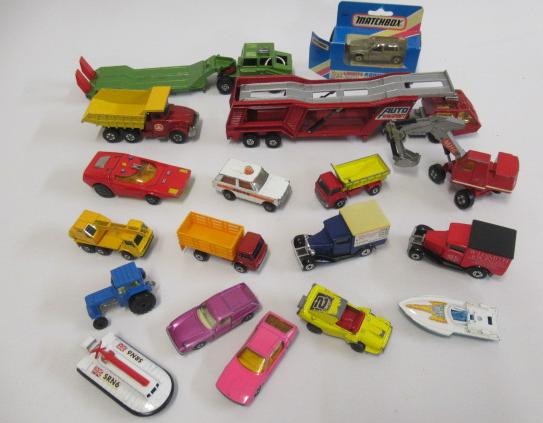 A quantity of unboxed late issue (1980) Matchbox vehicles including trucks Image