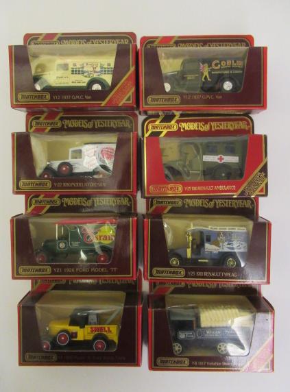 Twelve late issue Matchbox Models of Yesteryear Image