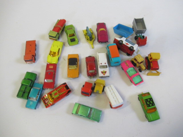 Unboxed Matchbox Superfast vehicles including cars Image