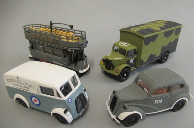 Fourteen Corgi Fina Cameo Collection Classic vehicles including Morris vans Image