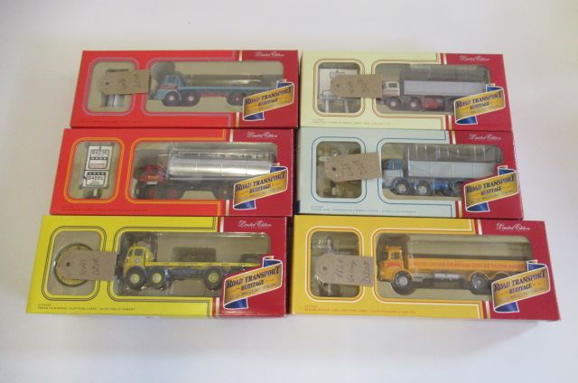 Six Corgi Road Transport Heritage Wagons comprising Albion Reiver Image
