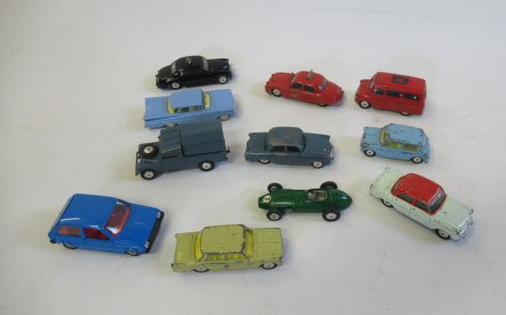 Unboxed Corgi cars including fire department van Image