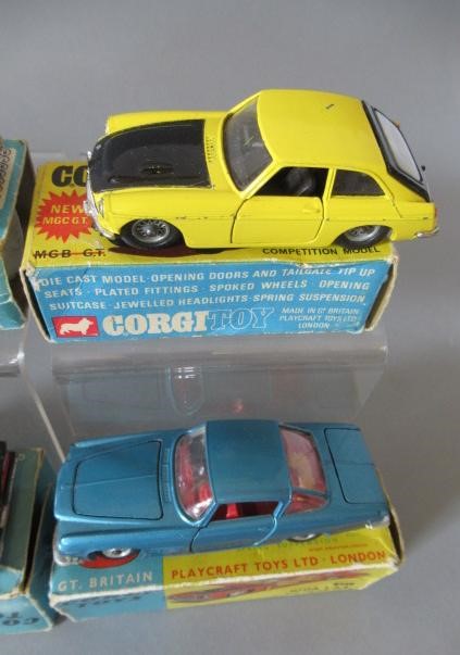 Four Corgi cars comprising 241 Ghia Image