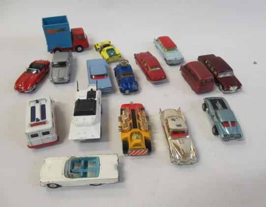 Unboxed Corgi vehicles including cars Image