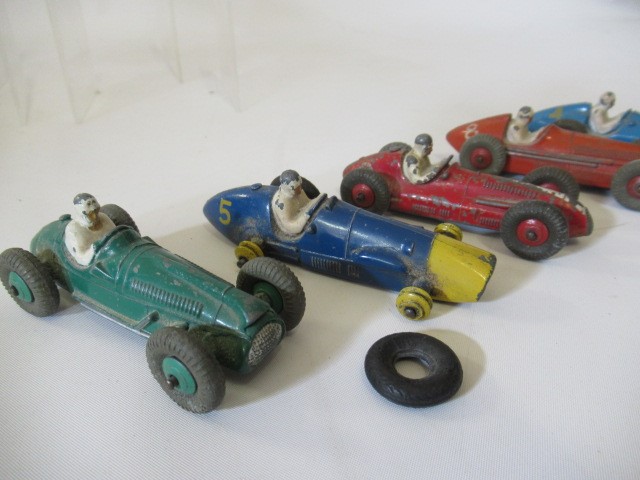 Five Dinky race cars comprising Talbot Image