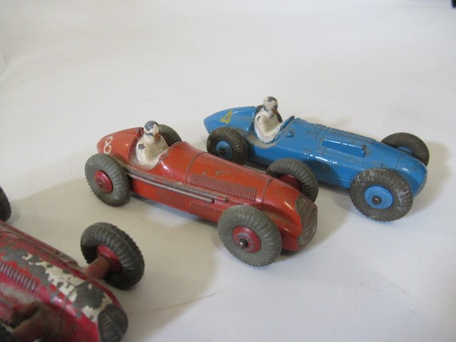 Five Dinky race cars comprising Talbot Image