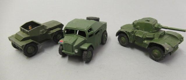 Twenty six army vehicles by Dinky and others including trucks Image
