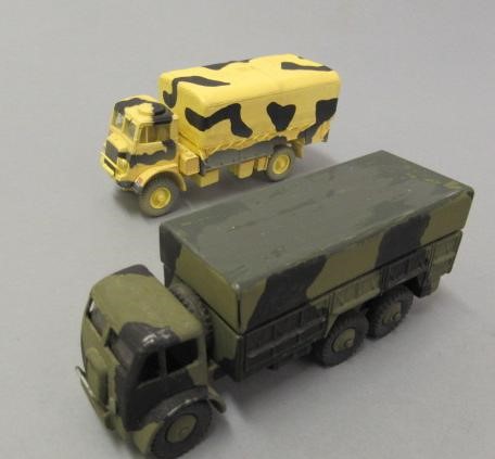 Twenty six army vehicles by Dinky and others including trucks Image