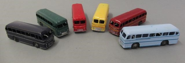 Twenty three bus and coach models by Dinky Image