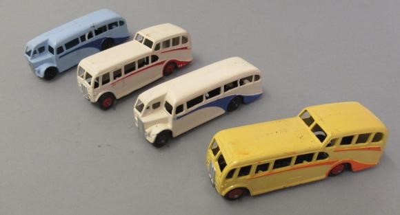 Twenty three bus and coach models by Dinky Image