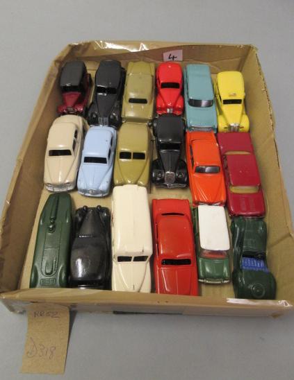 Eighteen Dinky saloon cars Image