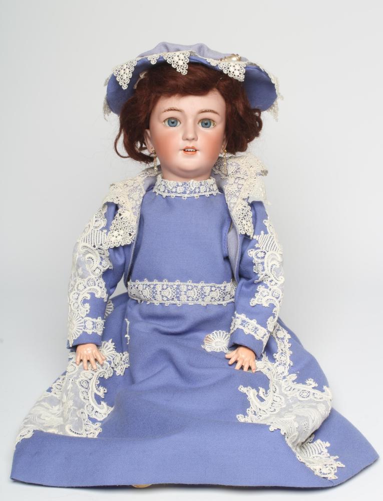 A Simon & Halbig bisque socket head doll Image