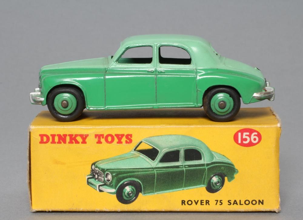Dinky 156 rover 75 in two tone green | Hartleys Auctioneers & Valuers