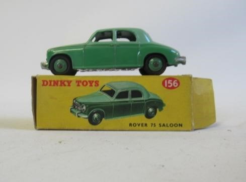 Dinky 156 rover 75 in two tone green | Hartleys Auctioneers & Valuers
