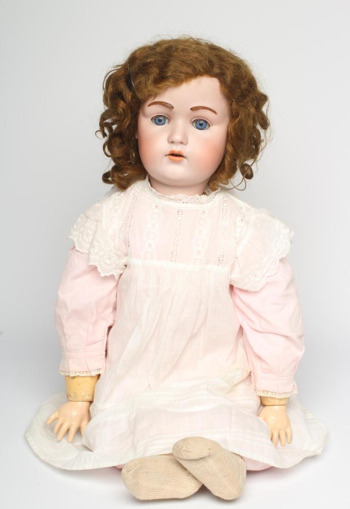A J. D. Kestner bisque socket head doll Image