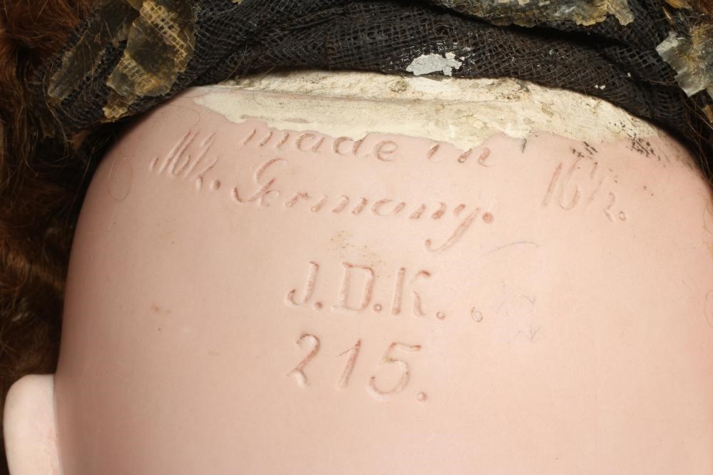 A J. D. Kestner bisque socket head doll Image