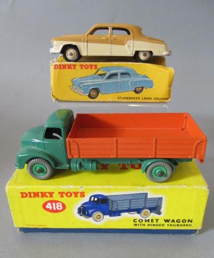 Two Dinky vehicles comprising 131 Cadillac and 24H Mercedes 190 SL Image