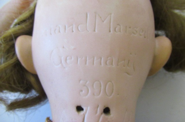 Two German bisque socket head dolls Image