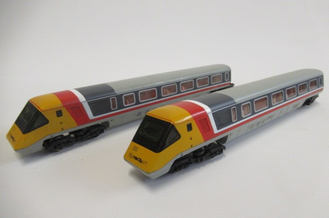 Hornby A.P.T. with two centre cars Image