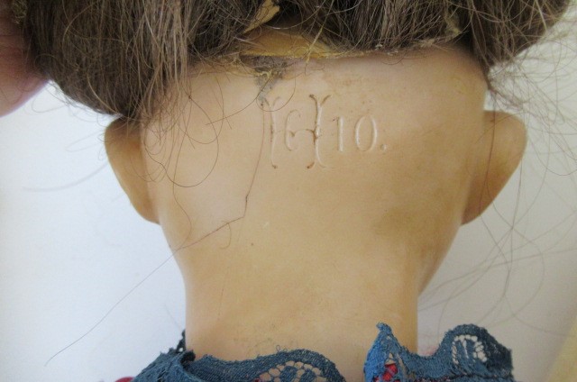 Two German bisque socket head dolls Image