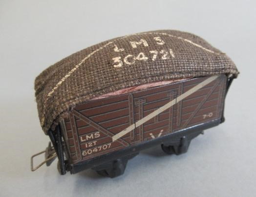 Trix Twin goods wagon comprising cattle van Image