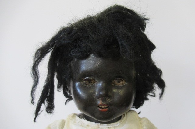 Seven composition dolls Image