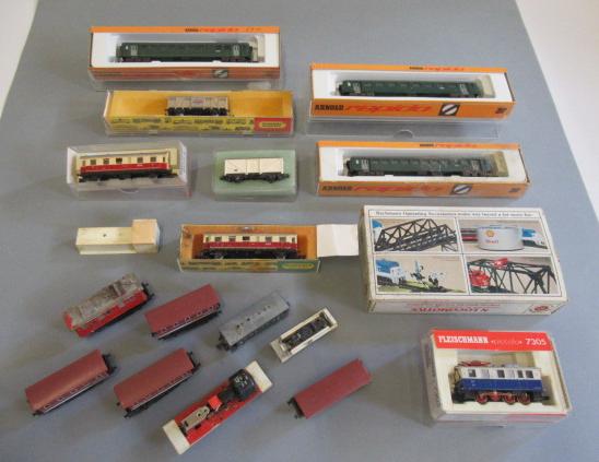 Continental N Gauge Rolling Stock including Fleischmann 7305 electric locomotive Image